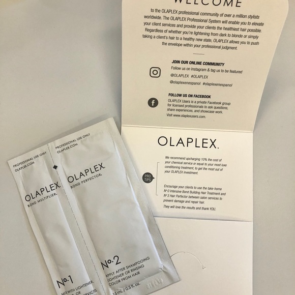 2 x Single Use Olaplex 1 and 2 - Picture 2 of 2